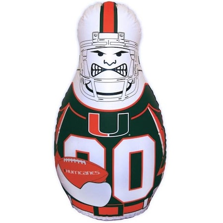 Fremont Die 2324557538 Miami Hurricanes Tackle Buddy Punching Bag